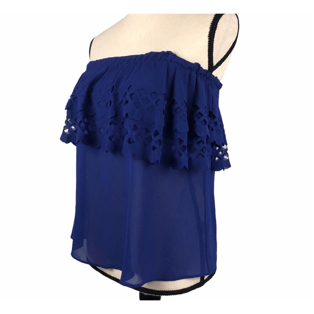 Alythra Ruffle Halter Top size Small - Picture 3 of 10